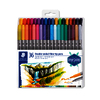 STAEDTLER 3200 36 FEUTRES DOUBLE POINTE FINE ET MOYENNE