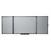 1 TABLEAU TRYPTIQUE EMAILLE 150 X 120 CM BLANC