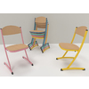 CHAISE THEOREME 2 TAILLE 5 COLORIS HETRE/VERT D'EAU