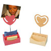 PORTE-PHOTO COEUR BOIS BASE CARR?E