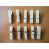10 PINCES A LINGE MAGNETS COLORIS NATUREL