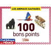 100 BONS POINTS LES ANIMAUX SAUVAGES