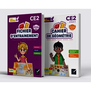 CAP MATHS CE2 - ED. 2026 - FICHIER NOMBRES ET CALCULS + CAHIER DE GEOMETRIE-MESURE