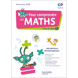 POUR COMPRENDRE LES MATHS CP - FICHIERS ELEVE 1 ET 2 + MEMO + PAGES MATERIEL - ED. 2022