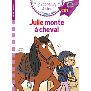 SAMI ET JULIE CE1 JULIE MONTE A CHEVAL