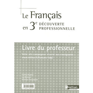 FRANCAIS 3E DECOUVERTE PROF