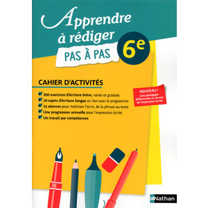 APPRENDRE A REDIGER - CAHIER ELEVE - 6E - 2014