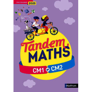 TANDEM - MATHS CM1 CM2 - MANUEL - PROGRAMME 2025