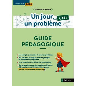 UN JOUR, UN PROBLEME - CM1 - GUIDE PEDAGOGIQUE - PROGRAMME 2025