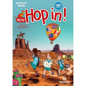 NEW HOP IN! ANGLAIS CM1 (2019) - ACTIVITY BOOK