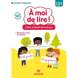 A MOI DE LIRE ! CE1 (2021) - CAHIER DETUDE DE LA LANGUE