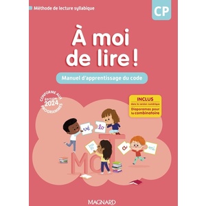 A MOI DE LIRE ! CP (2024) - MANUEL D'APPRENTISSAGE DU CODE