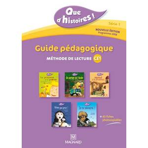 QUE DHISTOIRES ! CE1 - SERIE 1 (2011) - GUIDE PEDAGOGIQUE AVEC 45 FICHES PHOTOCOPIABLES