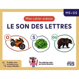 LA CLASSE DE MOSCAIA - MON CAHIER ARDOISE - APPRENDRE LE SON DES LETTRES
