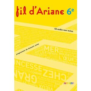 FIL D'ARIANE 6E  - LIVRE UNIQUE + CD-ROM AUDIO
