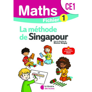 MATHEMATIQUES CE1 (2025) - METHODE DE SINGAPOUR - FICHIER ELEVE 1