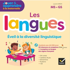 JOUER ET APPRENDRE - LANGUES PS, MS, GS ED. 2020 - JEUX DES LANGUES + ACCES NUMERIQUE