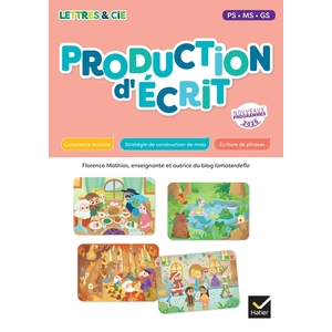 LETTRES & CIE - PRODUCTION D'ECRIT - PS MS GS - ED. 2025 - GUIDE ENSEIGNANT ET FLASHCARDS