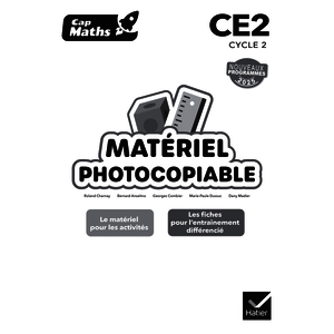 CAP MATHS CE2 - ED. 2026 - MATERIEL PHOTOCOPIABLE
