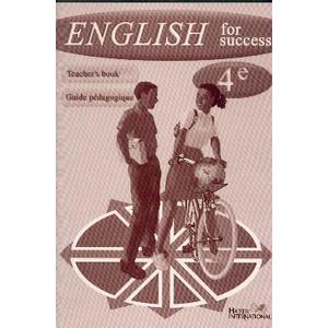 ENGLISH FOR SUCCESS 4E TEACHER'S BOOK