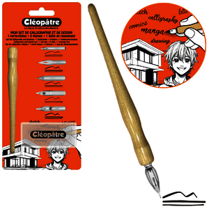 1 PORTE-PLUME + 5 PLUMES