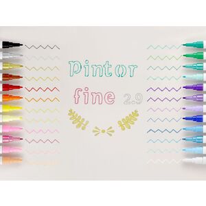 PINTOR POINTE FINE 6 COLORIS FUN ASSORTIS