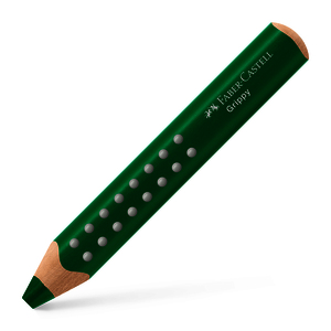 GRIPPY 1 CRAYON COULEUR COLORIS VERT FONCE