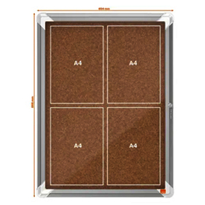 1 VITRINE PREMIUM PLUS INTERIEUR LIEGE 4 FEUILLES A4