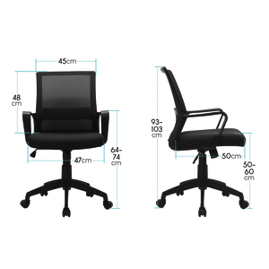 FAUTEUIL OPERATEUR SIENA NOIR