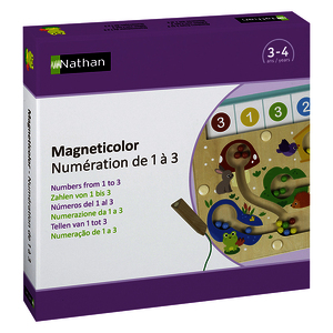 MAGNETICOLOR NUMERATION DE 1 A 3