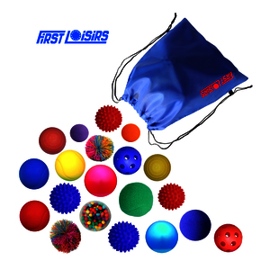 1 LOT DE 20 BALLES TACTILES SENSORIELLES