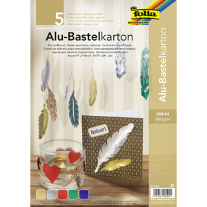 5F CARTON METAL ALUMINIUM 21X29,7CM ASSORTIES