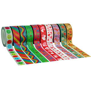 10 RUBANS ADHESIFS THEME FANTAISIE 15MMX10M