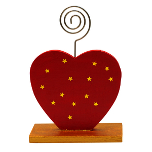 LOT 6 PORTE-PHOTOS C?UR 9X14CM