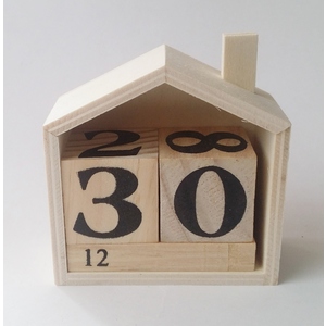 CALENDRIER PERPETUEL MAISON BOIS