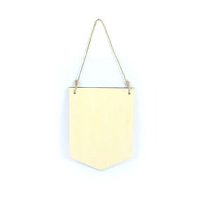SUSPENSION FANION 1 POINTE BOIS