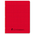 CAHIER PP ROUGE 17X22 96P SÉYÈS 70G PIQURE