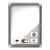 1 VITRINE PREMIUM PLUS EXTERIEUR MAGNETIQUE 4 FEUILLES A4