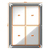 1 VITRINE PREMIUM PLUS INTERIEUR MAGNETIQUE 4 FEUILLES A4
