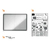 1 VITRINE PREMIUM PLUS INTERIEUR MAGNETIQUE 15 FEUILLES A4