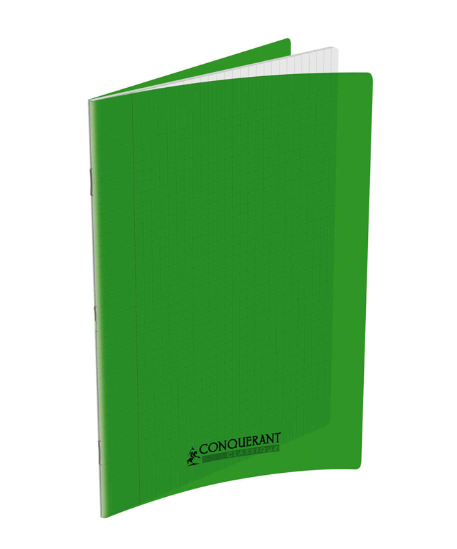 CAHIER PP VERT 24X32 96P SÉYÈS 90G PIQURE K310131 - S Fournitures